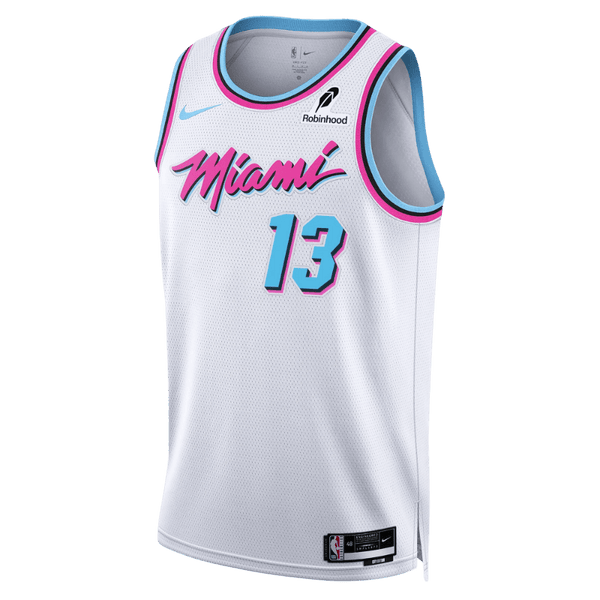 NBA Miami Heat Bam Adebayo Nike Edition - Blanco