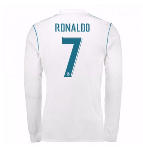 Real Madrid Principal 17/18 - Manga Larga - Ronaldo 7