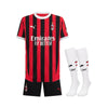 Kit de Niño - AC Milan Principal 24/25 - Pantalones Cortos Negros
